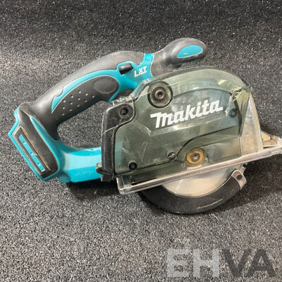 MAKITA 18V Brushless Angle Grinder(DGA504), Metal Cutter (DCS552) and Spare Cutting Wheels - Lot of 3
