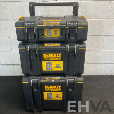 DeWalt ToughtSystem 2.0 Stackable Storage Tool Box System