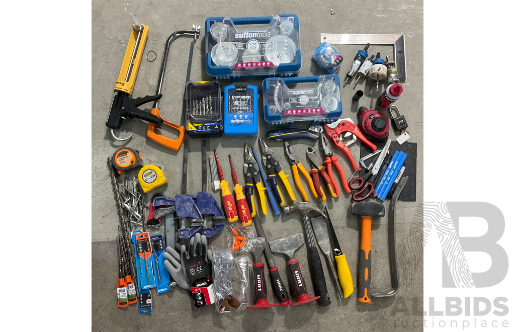 Assorted Tools , Including SUTOON TOOLS, HART, WIHA, IRWIN, TROJAN and More