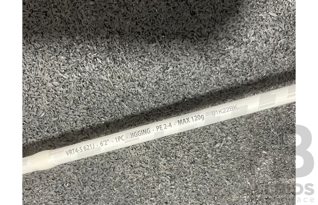 ABU GARCIA Salty Stage KR-X Casting Fishing Rod and Veritas Fishing Rod  - Lot of 2