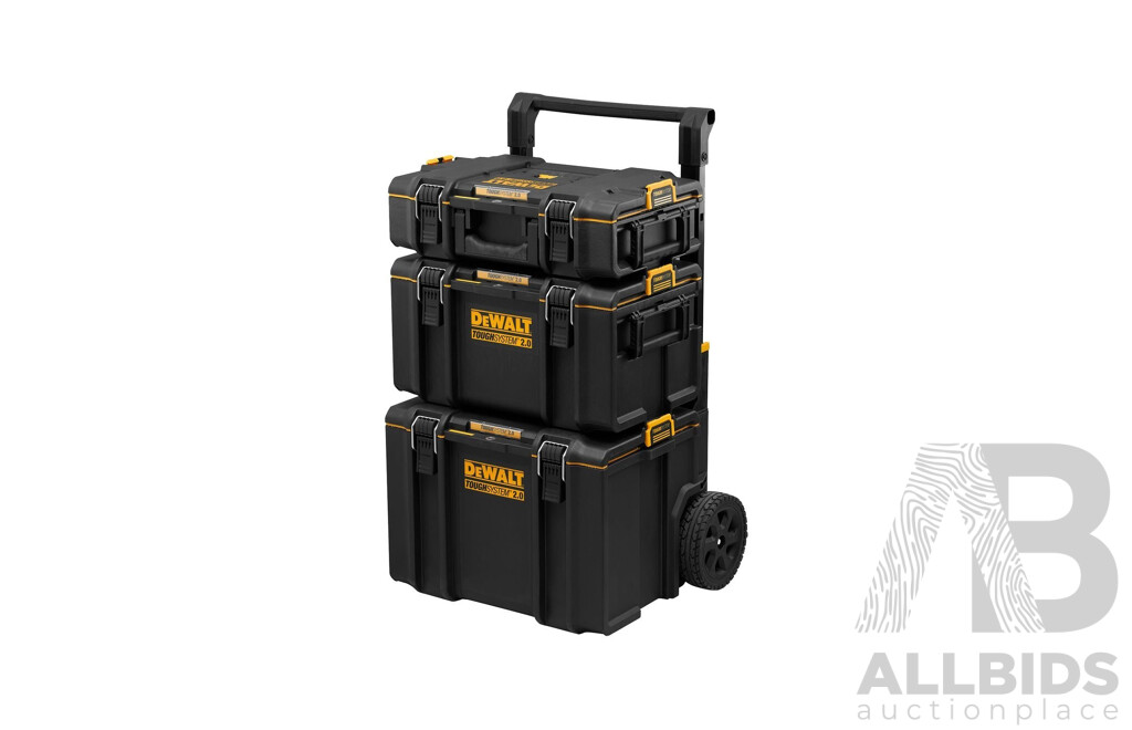 DeWalt ToughtSystem 2.0 Stackable Storage Tool Box System