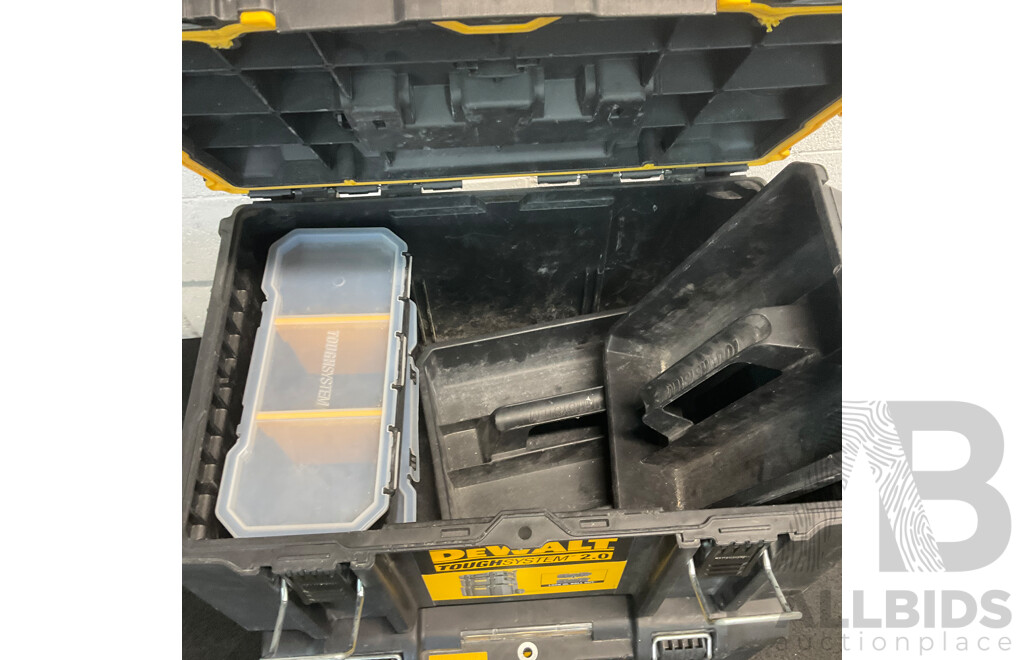DeWalt ToughtSystem 2.0 Stackable Storage Tool Box System
