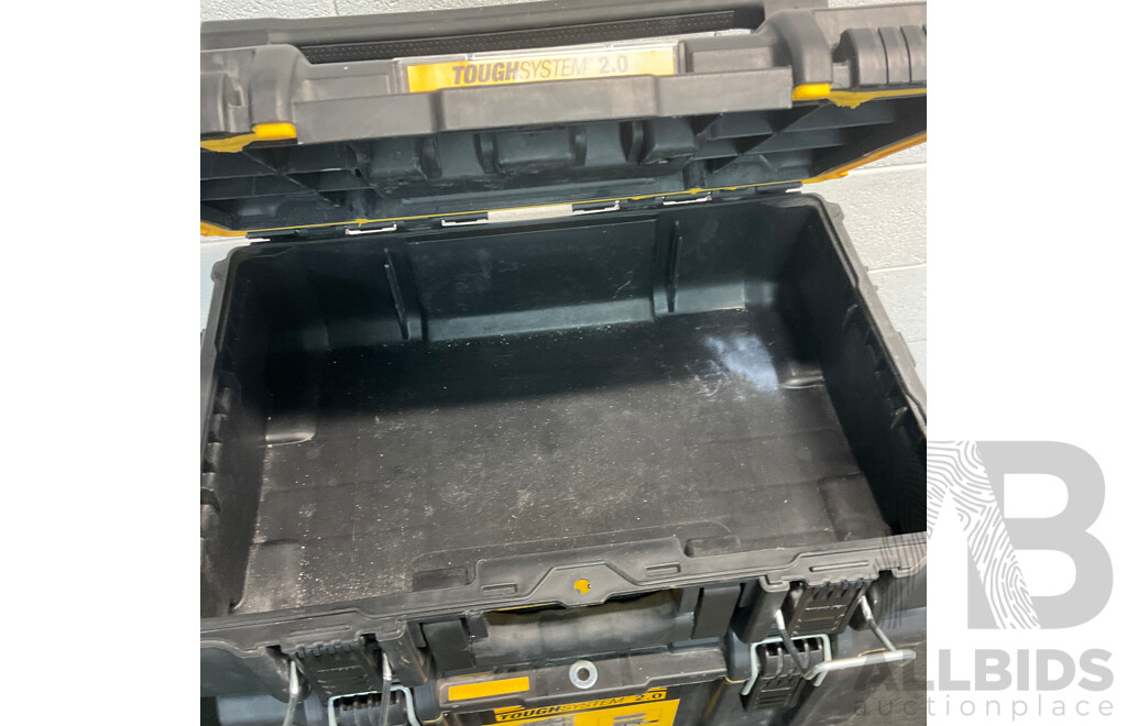 DeWalt ToughtSystem 2.0 Stackable Storage Tool Box System