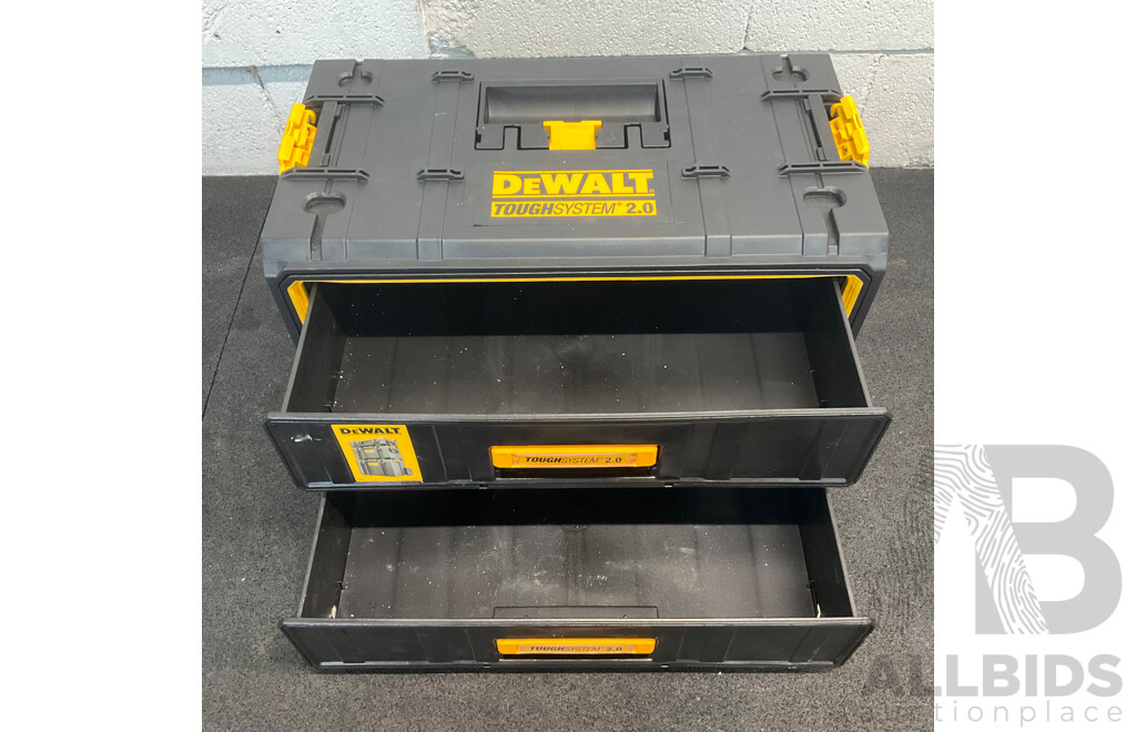 DeWalt ToughtSystem 2.0 Two-Drawer Unit