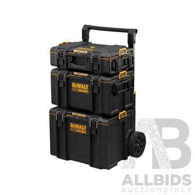 DeWalt ToughtSystem 2.0 Stackable Storage Tool Box System