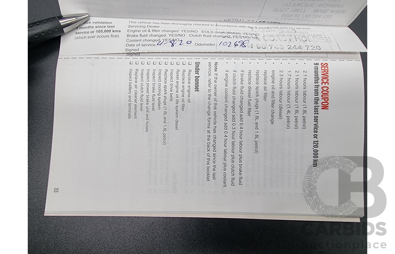 6/2013 Holden Cruze SRi V JH MY14 5d Hatchback Grey Turbo 1.6L