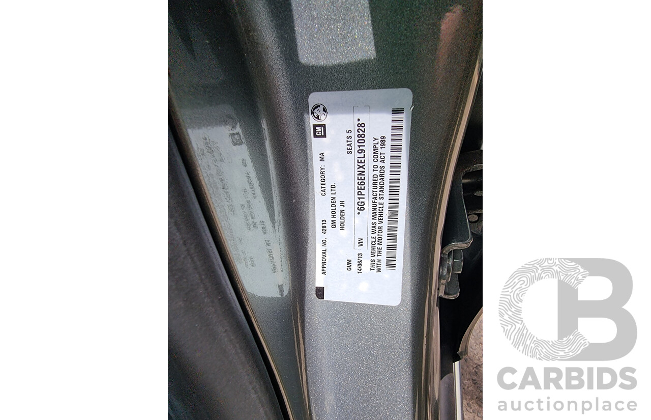 6/2013 Holden Cruze SRi V JH MY14 5d Hatchback Grey Turbo 1.6L