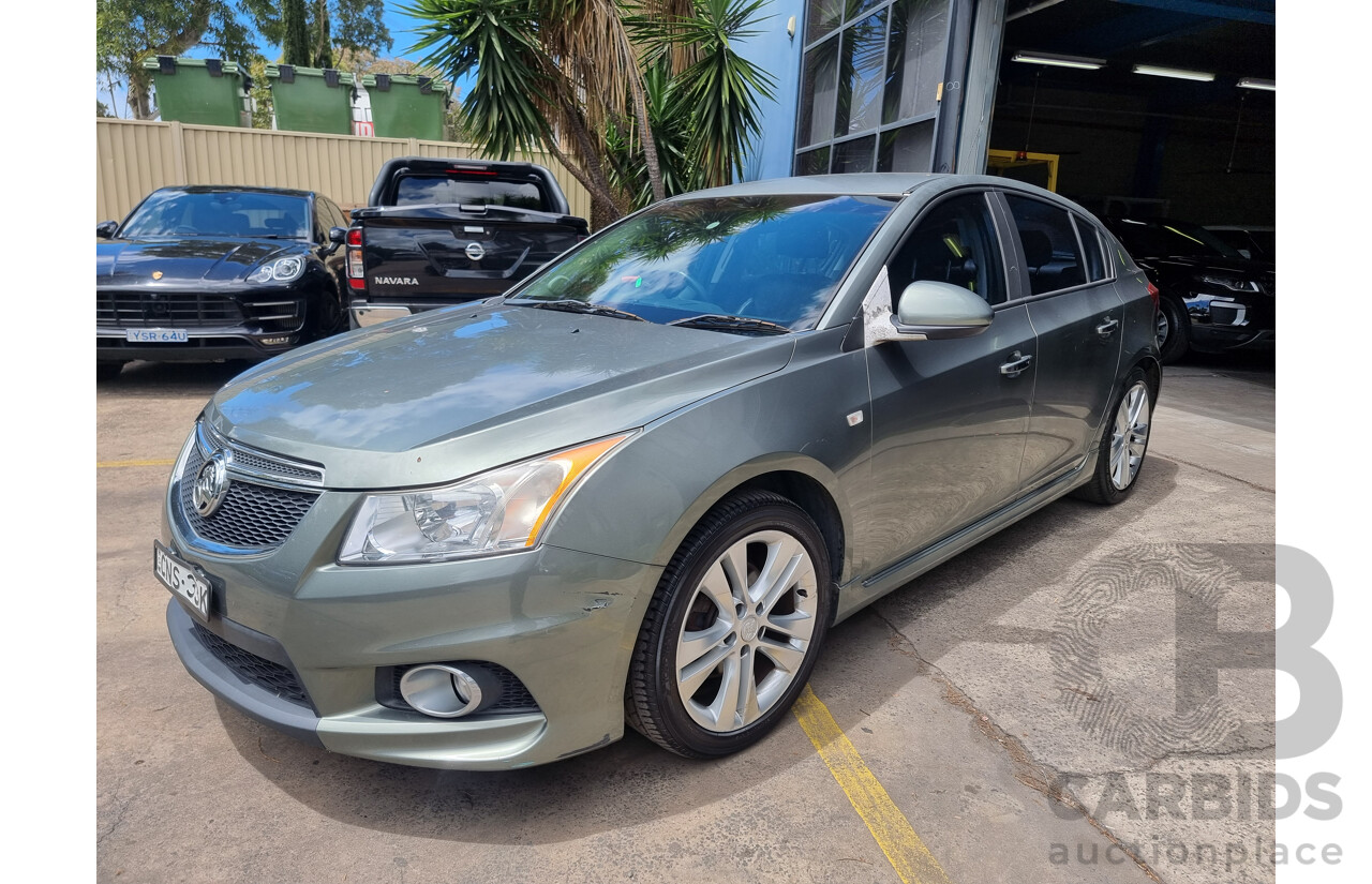 6/2013 Holden Cruze SRi V JH MY14 5d Hatchback Grey Turbo 1.6L