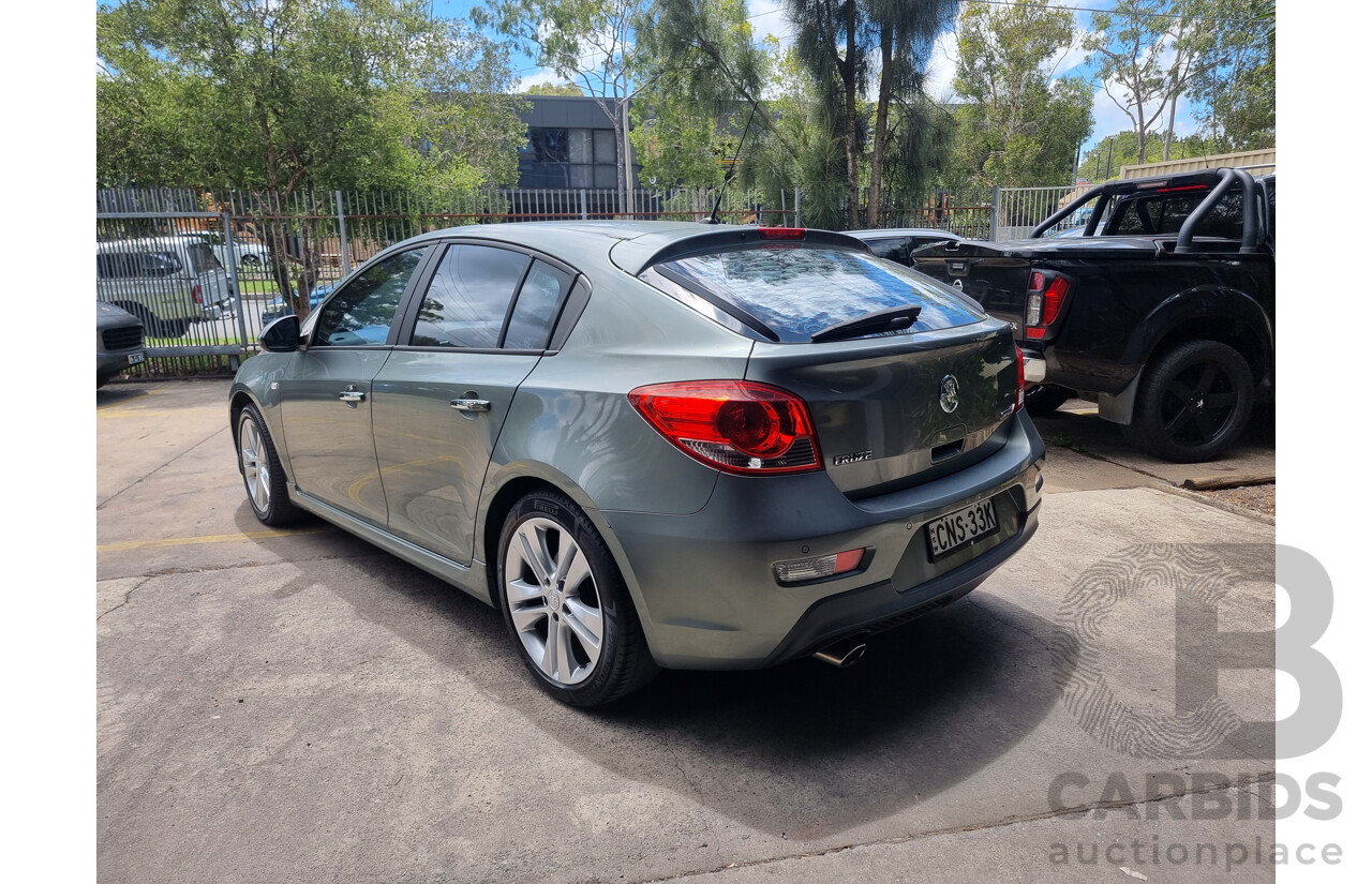 6/2013 Holden Cruze SRi V JH MY14 5d Hatchback Grey Turbo 1.6L
