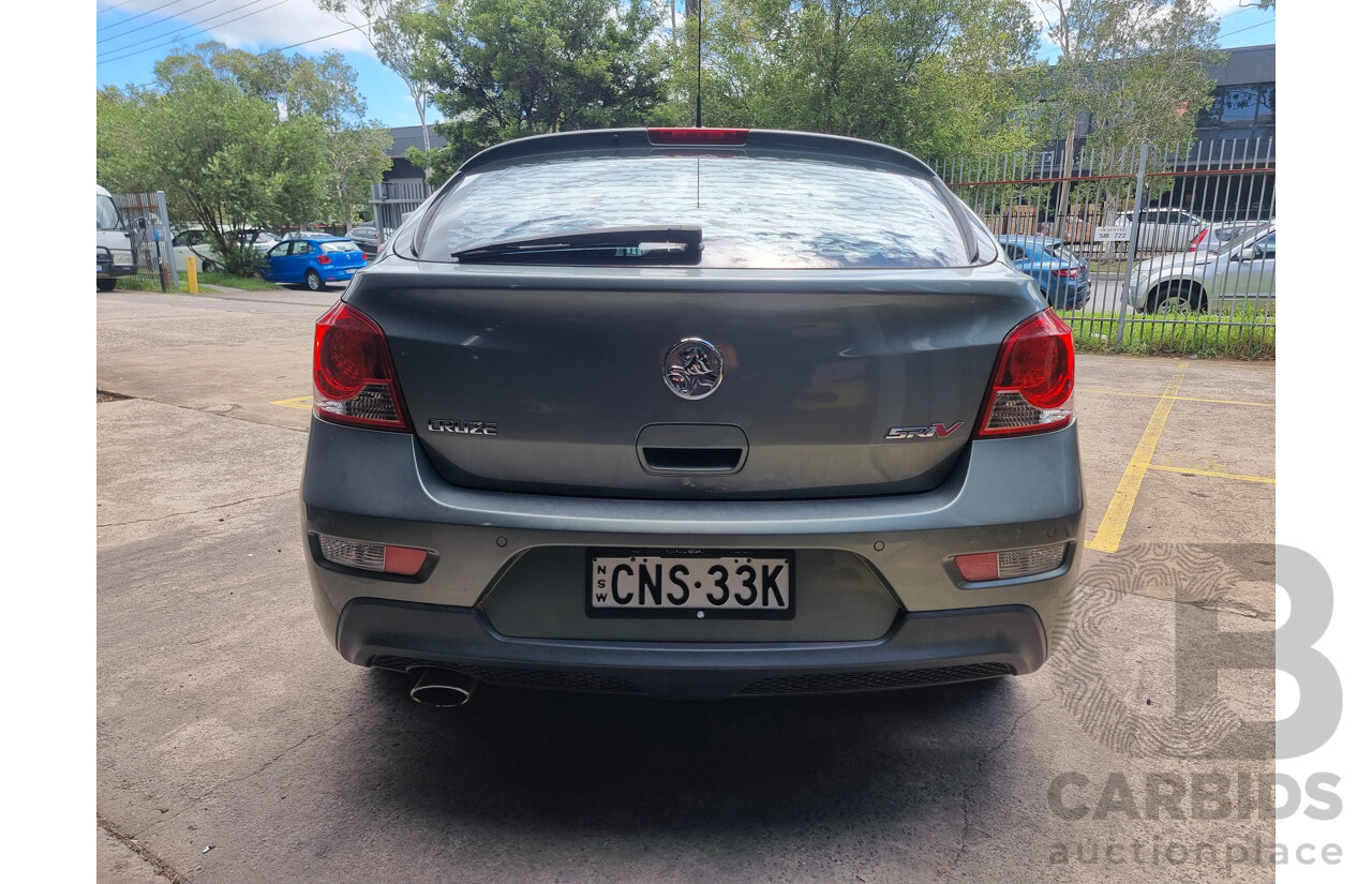 6/2013 Holden Cruze SRi V JH MY14 5d Hatchback Grey Turbo 1.6L
