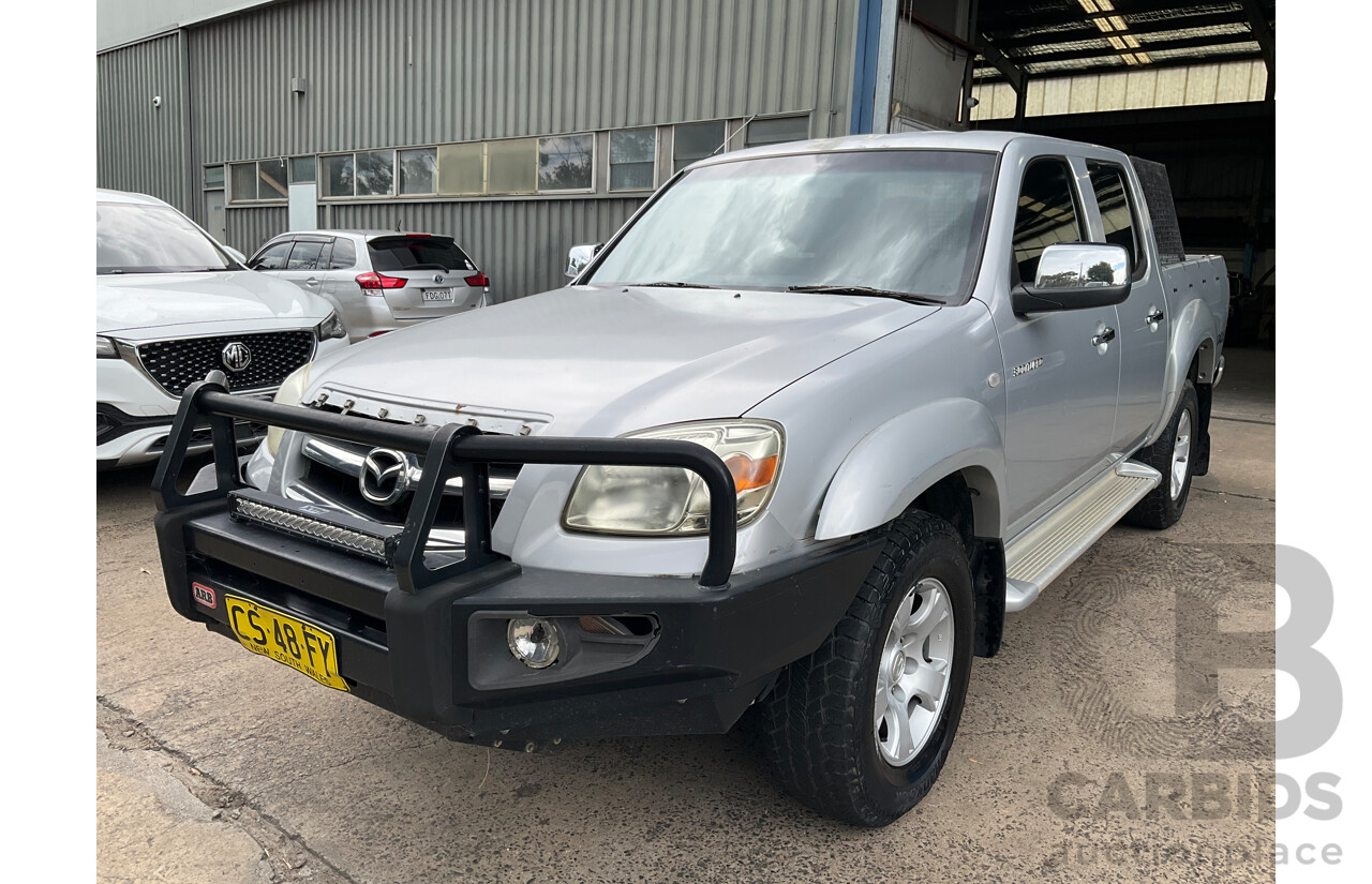 11/2009 Mazda BT50 Boss B3000 SDX (4x4) 09 Upgrade Dual Cab P/Up Gloaming Silver Metallic Turbo Diesel 3.0L