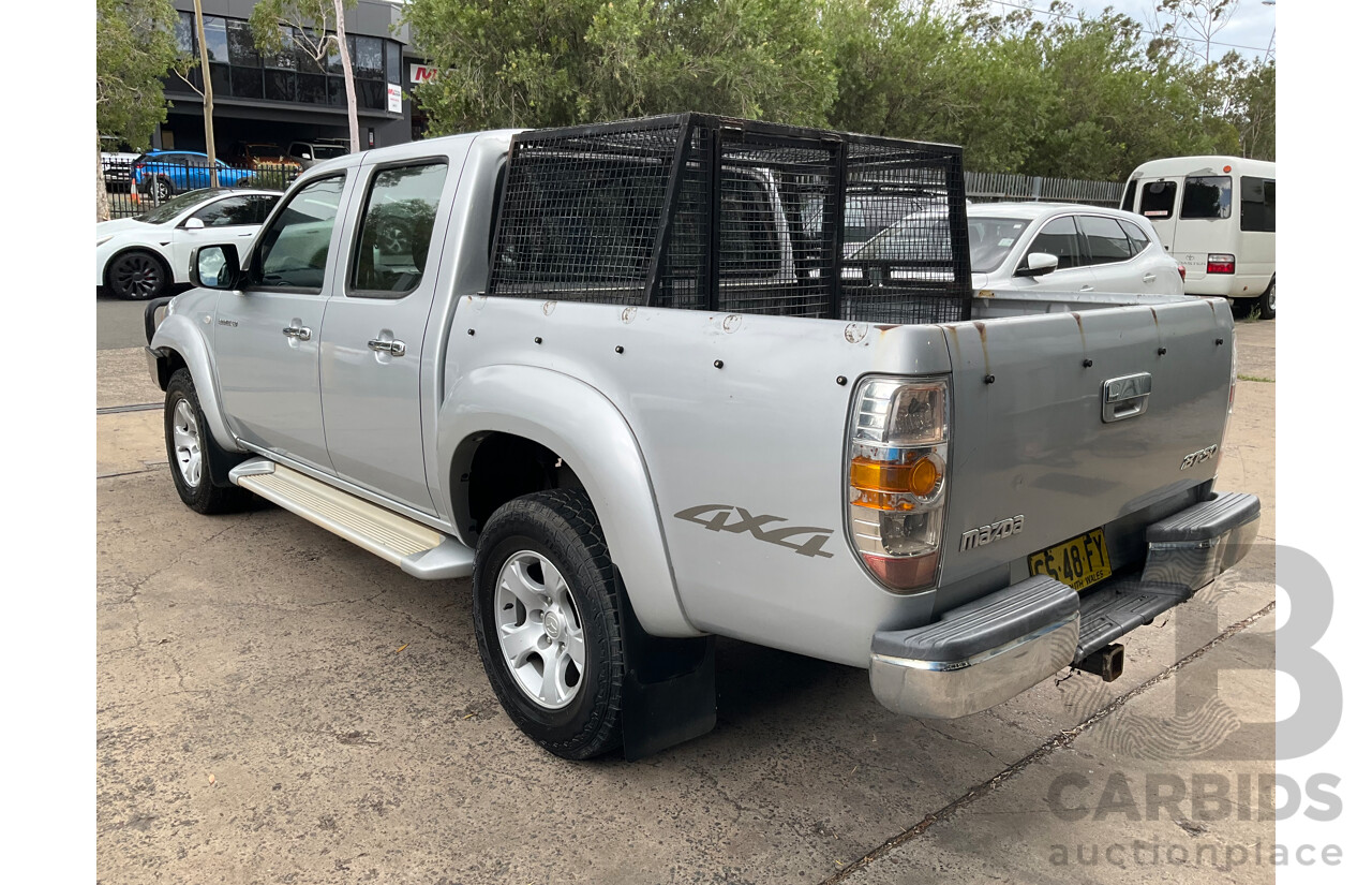 11/2009 Mazda BT50 Boss B3000 SDX (4x4) 09 Upgrade Dual Cab P/Up Gloaming Silver Metallic Turbo Diesel 3.0L