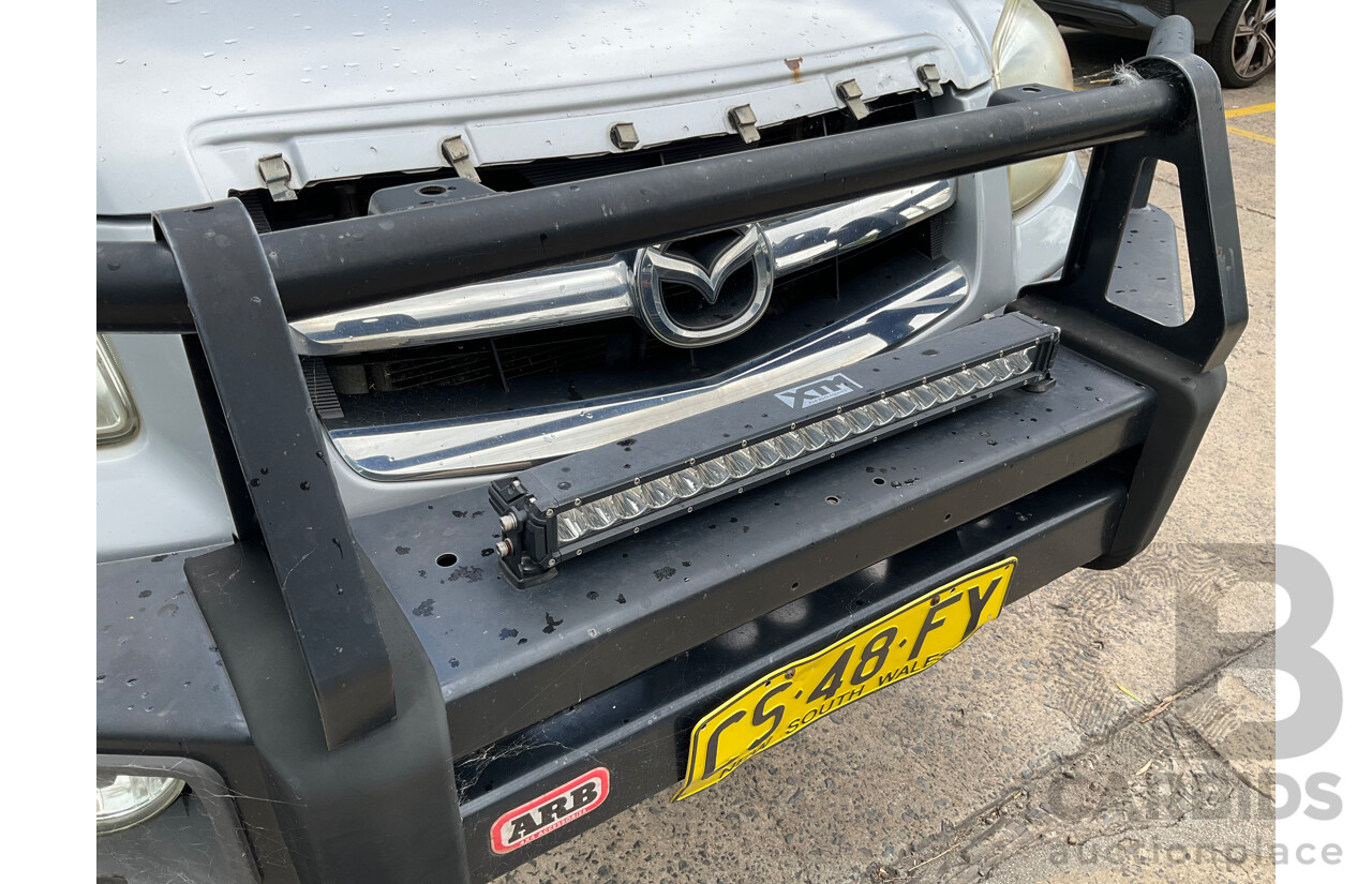 11/2009 Mazda BT50 Boss B3000 SDX (4x4) 09 Upgrade Dual Cab P/Up Gloaming Silver Metallic Turbo Diesel 3.0L