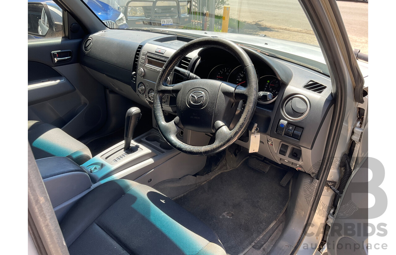 11/2009 Mazda BT50 Boss B3000 SDX (4x4) 09 Upgrade Dual Cab P/Up Gloaming Silver Metallic Turbo Diesel 3.0L