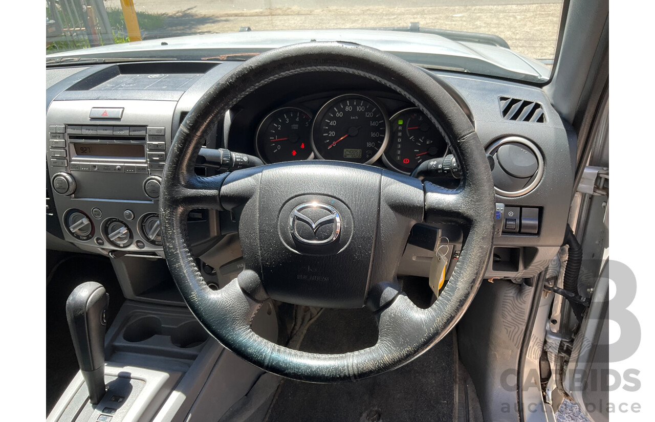 11/2009 Mazda BT50 Boss B3000 SDX (4x4) 09 Upgrade Dual Cab P/Up Gloaming Silver Metallic Turbo Diesel 3.0L