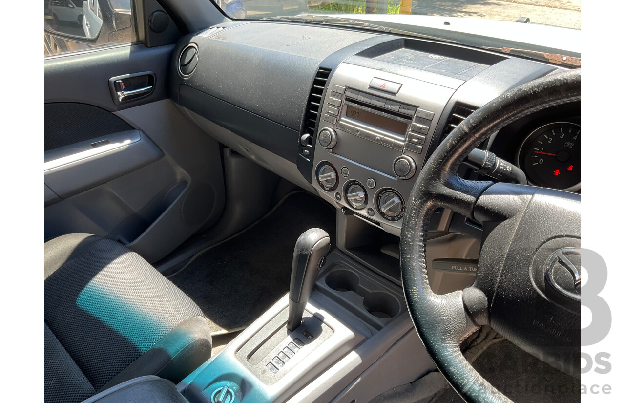 11/2009 Mazda BT50 Boss B3000 SDX (4x4) 09 Upgrade Dual Cab P/Up Gloaming Silver Metallic Turbo Diesel 3.0L