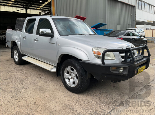 11/2009 Mazda BT50 Boss B3000 SDX (4x4) 09 Upgrade Dual Cab P/Up Gloaming Silver Metallic Turbo Diesel 3.0L