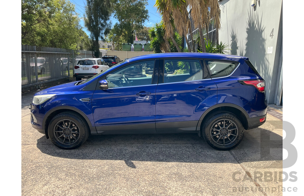 08/2017 Ford Escape Ambiente ZG 4D Wagon Lightning Blue Metallic Turbo 1.5L