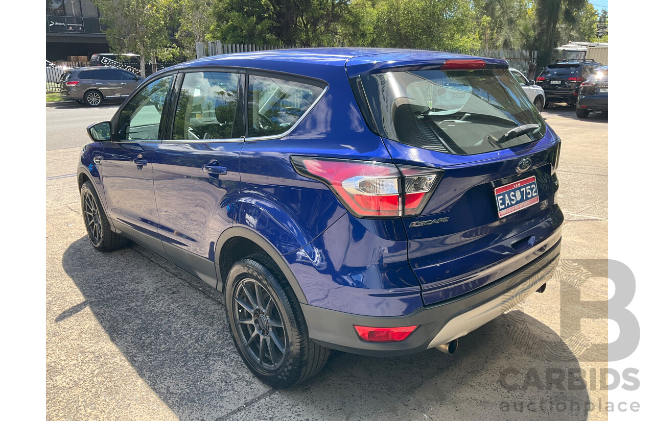 08/2017 Ford Escape Ambiente ZG 4D Wagon Lightning Blue Metallic Turbo 1.5L