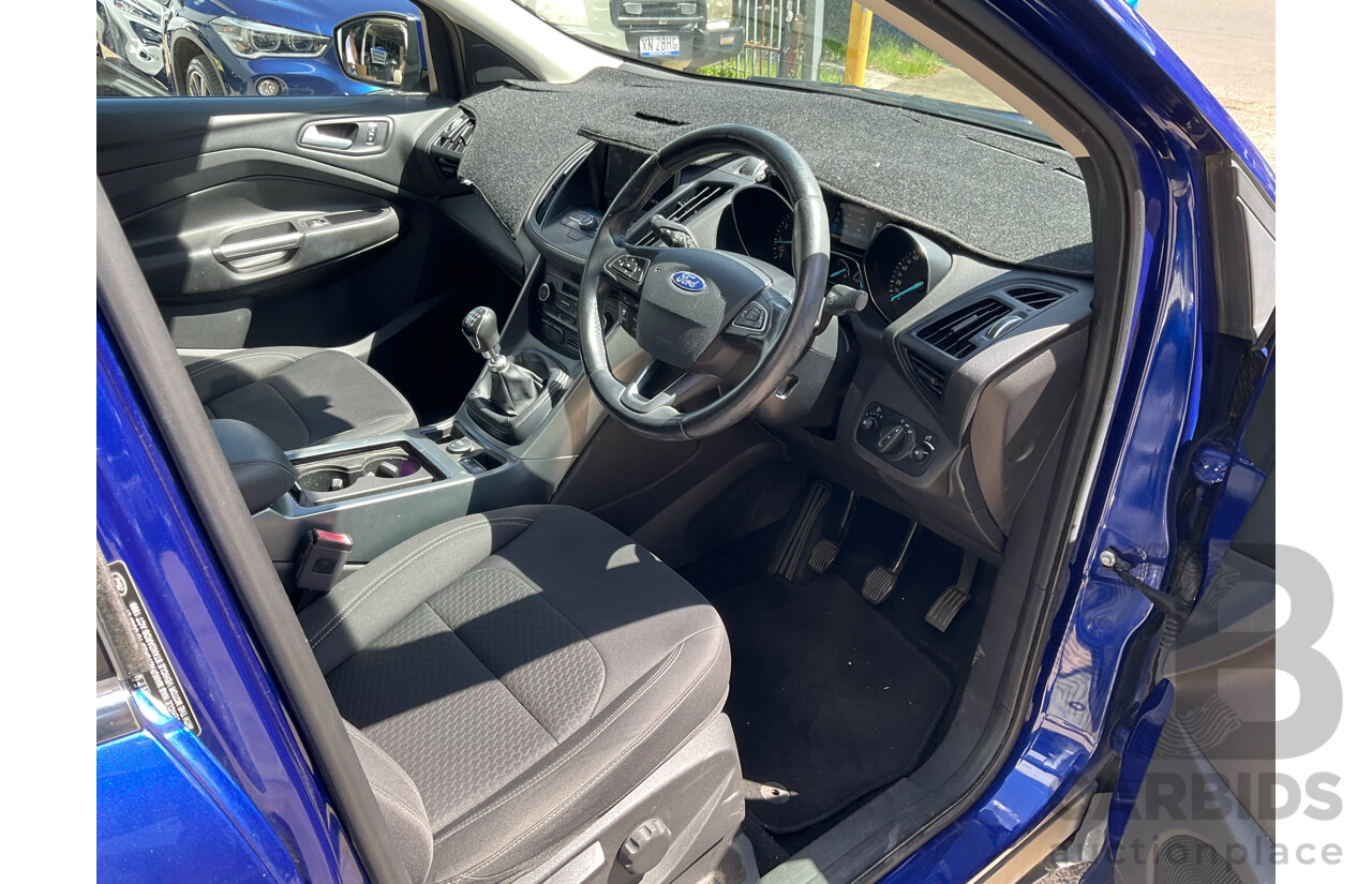 08/2017 Ford Escape Ambiente ZG 4D Wagon Lightning Blue Metallic Turbo 1.5L