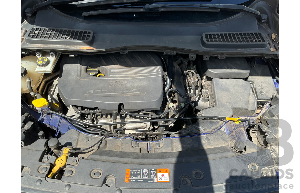 08/2017 Ford Escape Ambiente ZG 4D Wagon Lightning Blue Metallic Turbo 1.5L