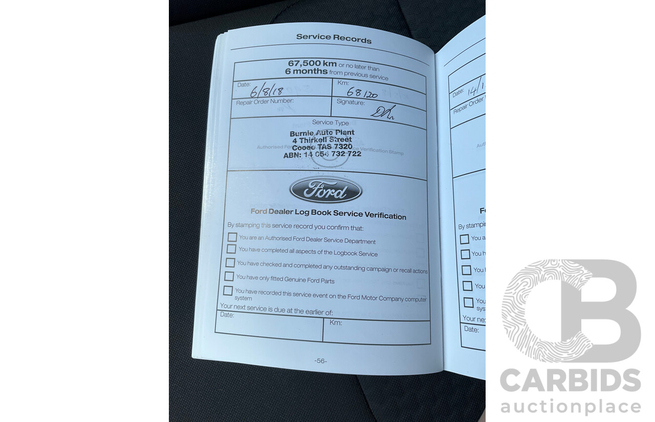 08/2017 Ford Escape Ambiente ZG 4D Wagon Lightning Blue Metallic Turbo 1.5L