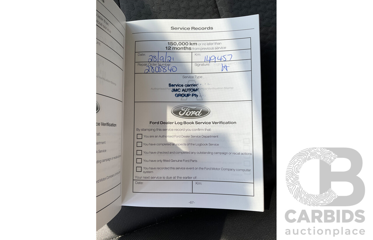 08/2017 Ford Escape Ambiente ZG 4D Wagon Lightning Blue Metallic Turbo 1.5L