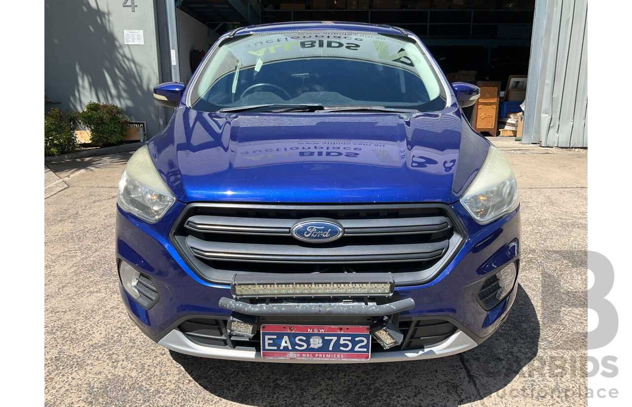 08/2017 Ford Escape Ambiente ZG 4D Wagon Lightning Blue Metallic Turbo 1.5L