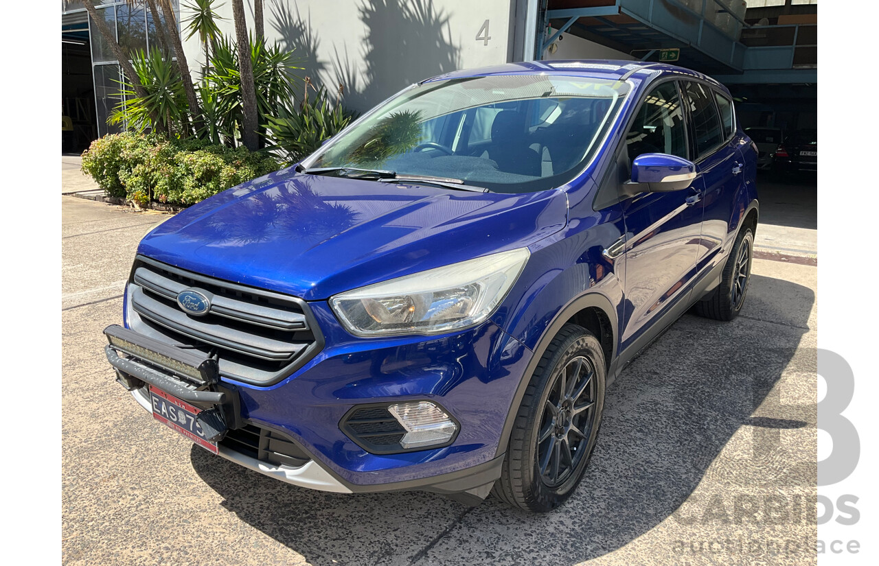 08/2017 Ford Escape Ambiente ZG 4D Wagon Lightning Blue Metallic Turbo 1.5L