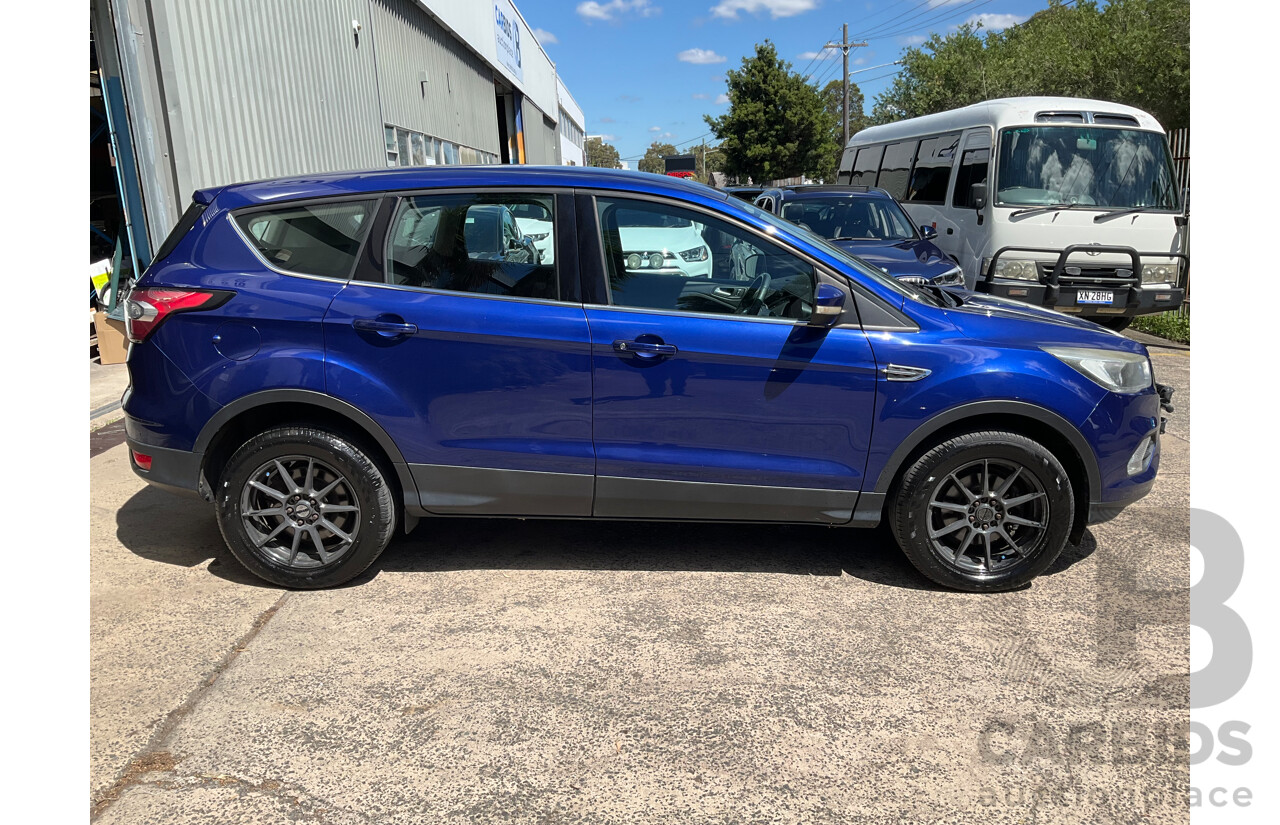 08/2017 Ford Escape Ambiente ZG 4D Wagon Lightning Blue Metallic Turbo 1.5L