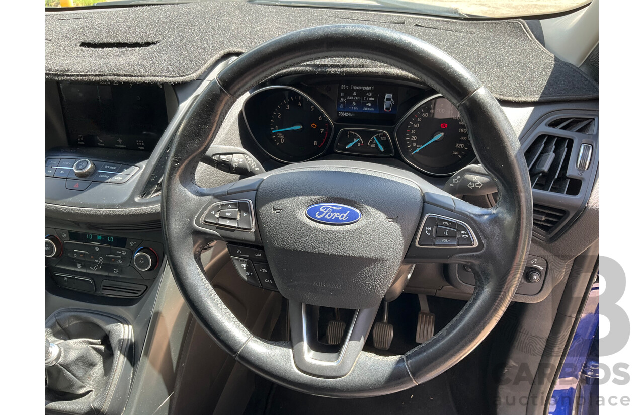 08/2017 Ford Escape Ambiente ZG 4D Wagon Lightning Blue Metallic Turbo 1.5L