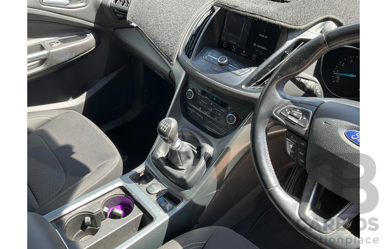 08/2017 Ford Escape Ambiente ZG 4D Wagon Lightning Blue Metallic Turbo 1.5L