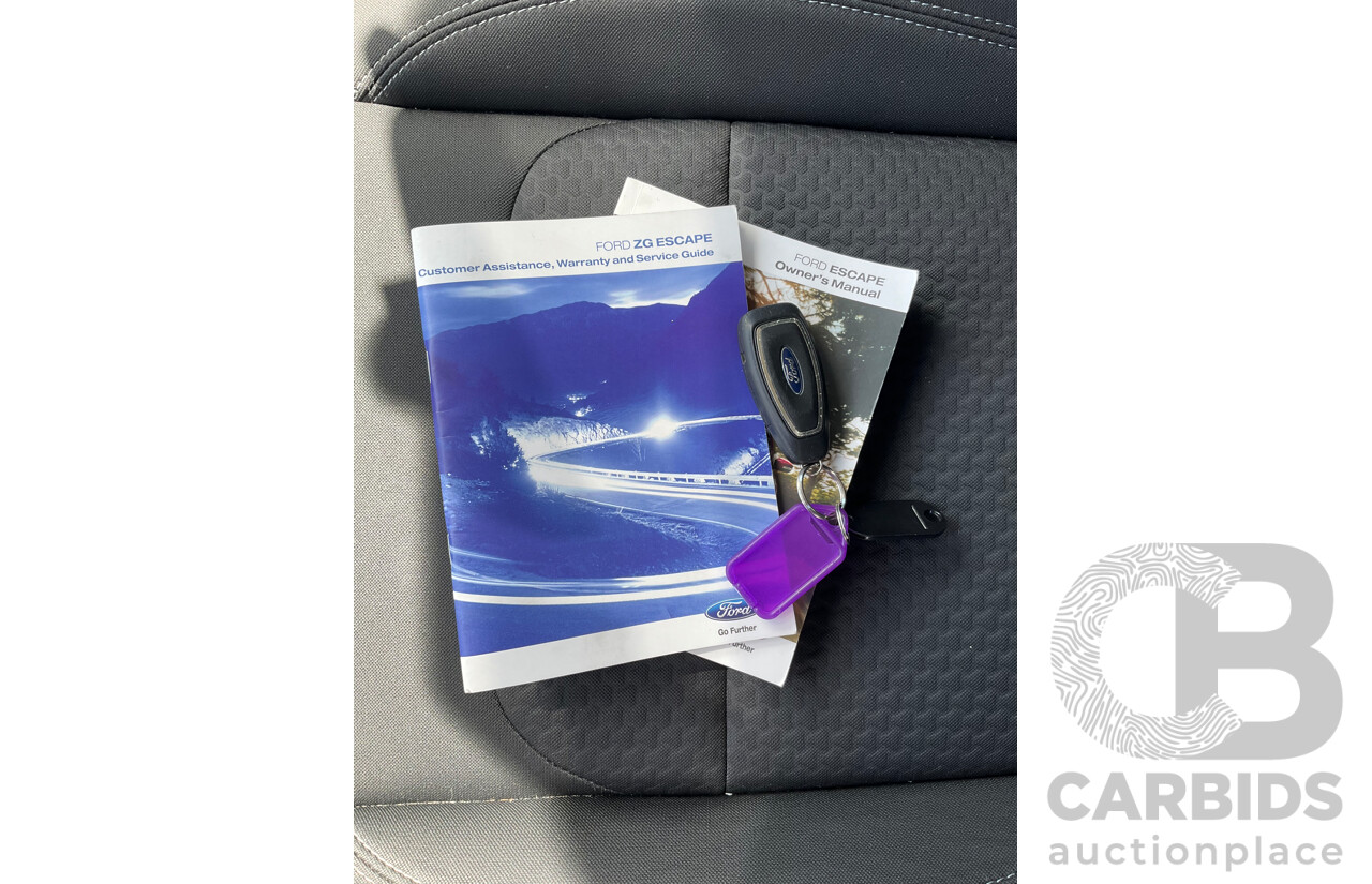 08/2017 Ford Escape Ambiente ZG 4D Wagon Lightning Blue Metallic Turbo 1.5L