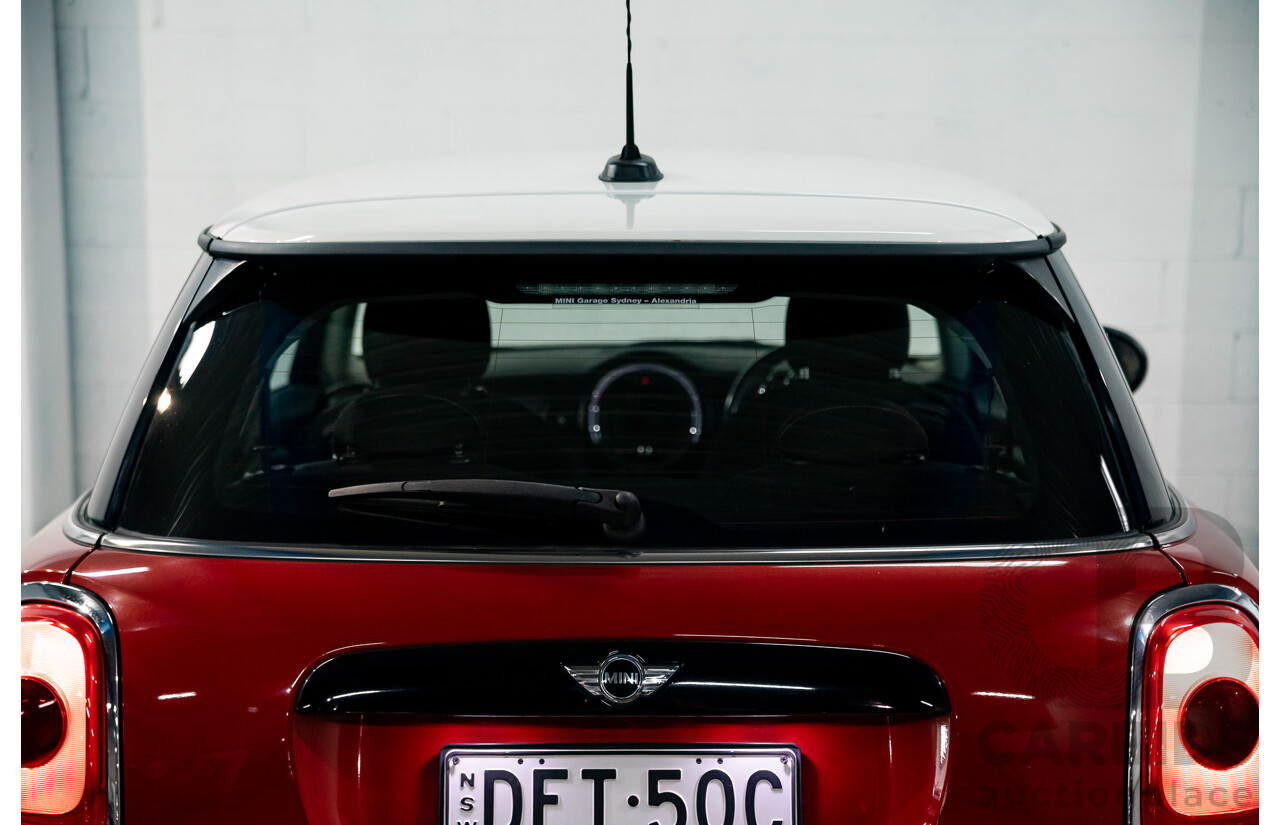 06/2016 Mini Cooper 3d Hatch (FWD) F56 3d Hatchback Blazing Red Metallic/White Roof Turbo 1.5L