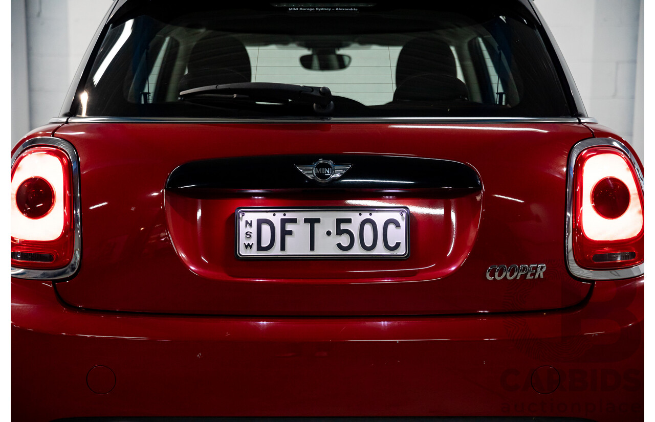 06/2016 Mini Cooper 3d Hatch (FWD) F56 3d Hatchback Blazing Red Metallic/White Roof Turbo 1.5L