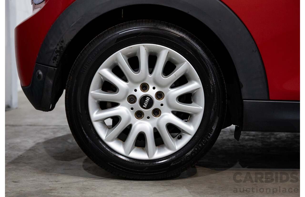06/2016 Mini Cooper 3d Hatch (FWD) F56 3d Hatchback Blazing Red Metallic/White Roof Turbo 1.5L