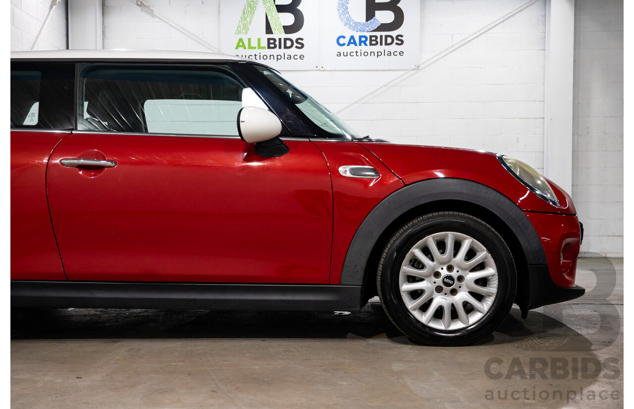 06/2016 Mini Cooper 3d Hatch (FWD) F56 3d Hatchback Blazing Red Metallic/White Roof Turbo 1.5L