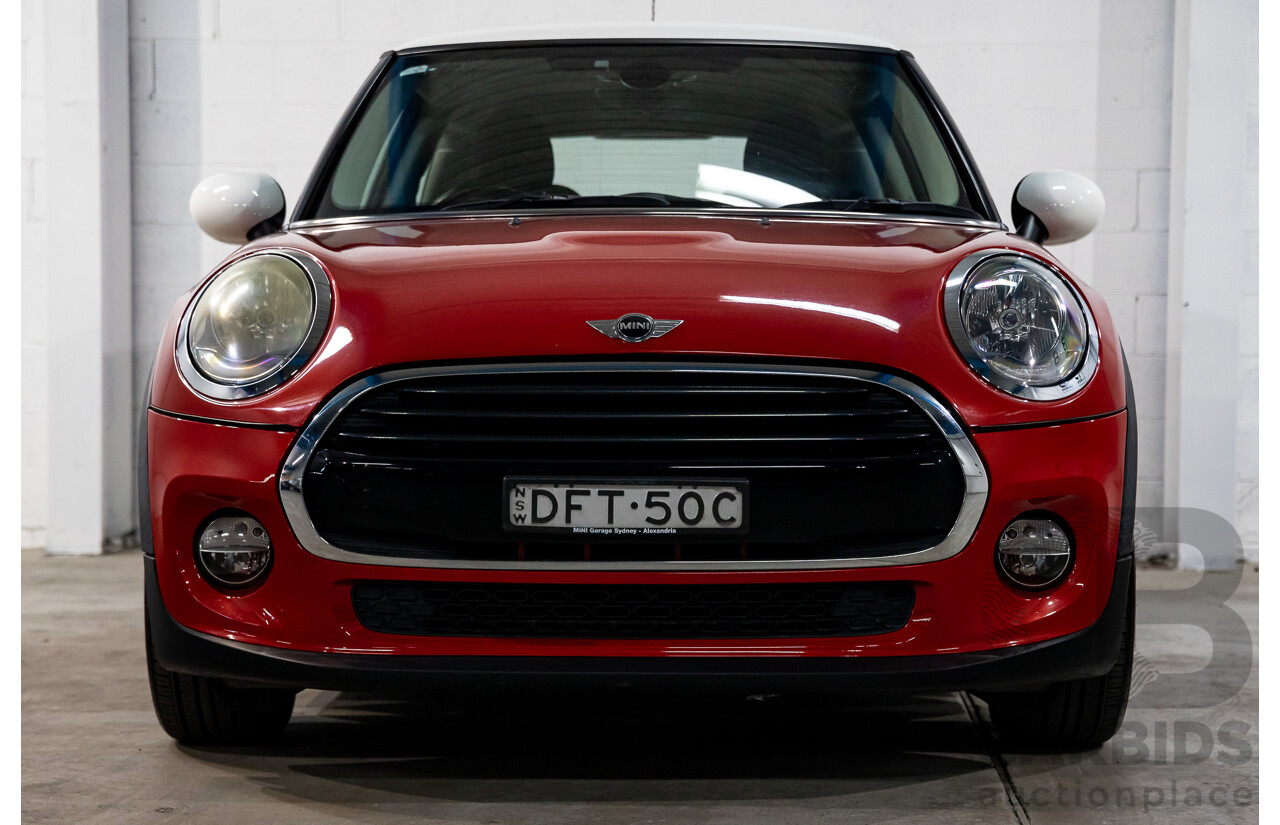06/2016 Mini Cooper 3d Hatch (FWD) F56 3d Hatchback Blazing Red Metallic/White Roof Turbo 1.5L