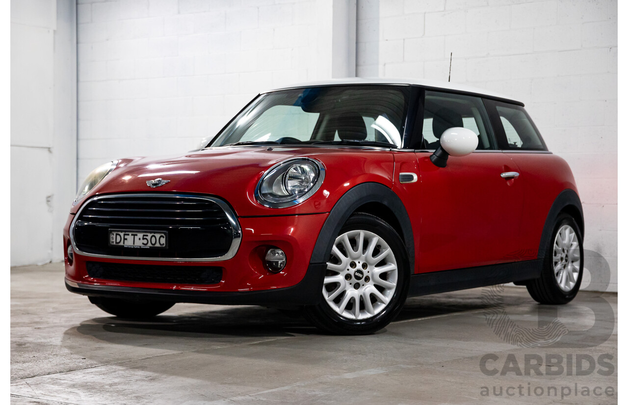 06/2016 Mini Cooper 3d Hatch (FWD) F56 3d Hatchback Blazing Red Metallic/White Roof Turbo 1.5L
