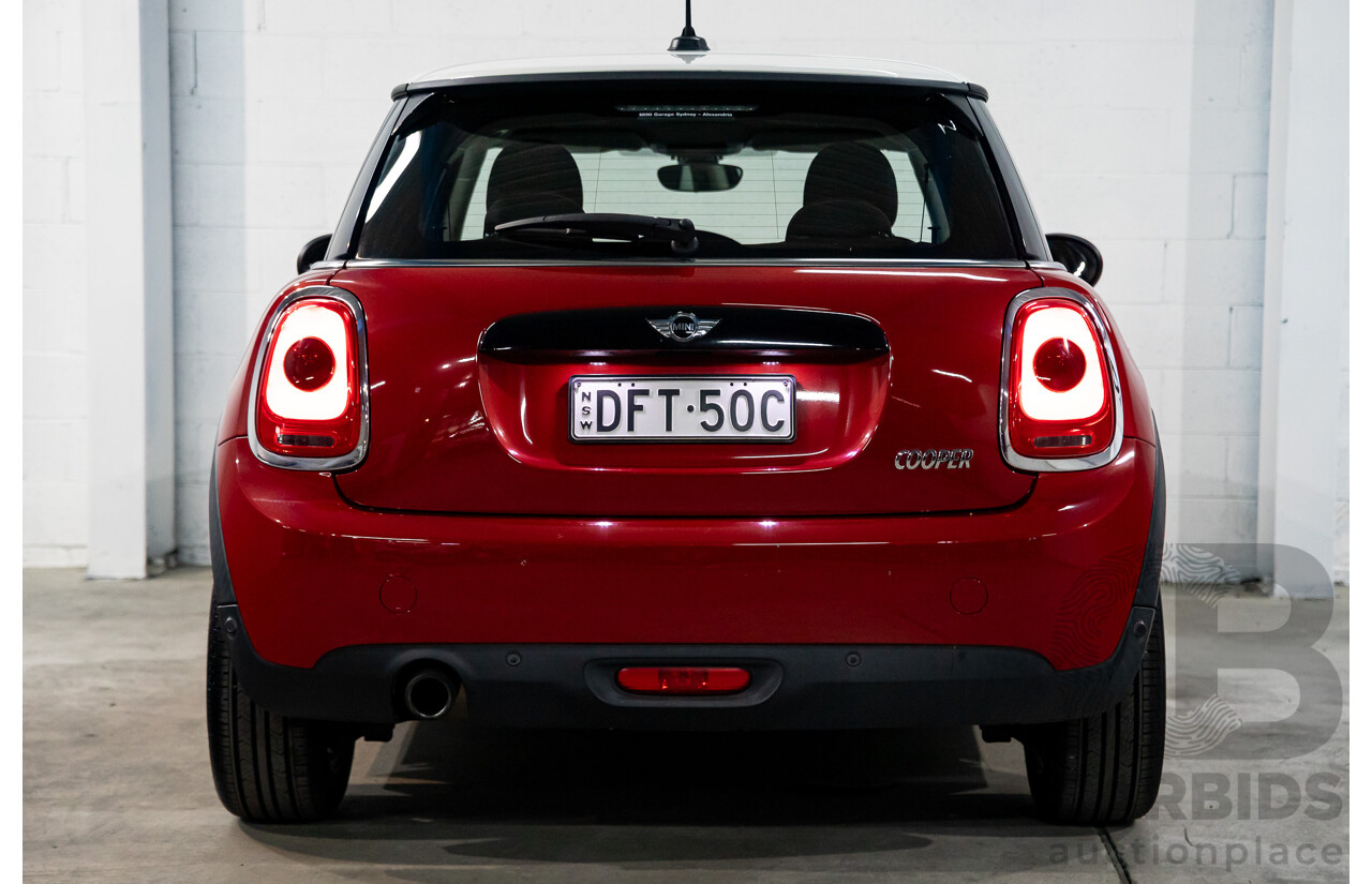 06/2016 Mini Cooper 3d Hatch (FWD) F56 3d Hatchback Blazing Red Metallic/White Roof Turbo 1.5L