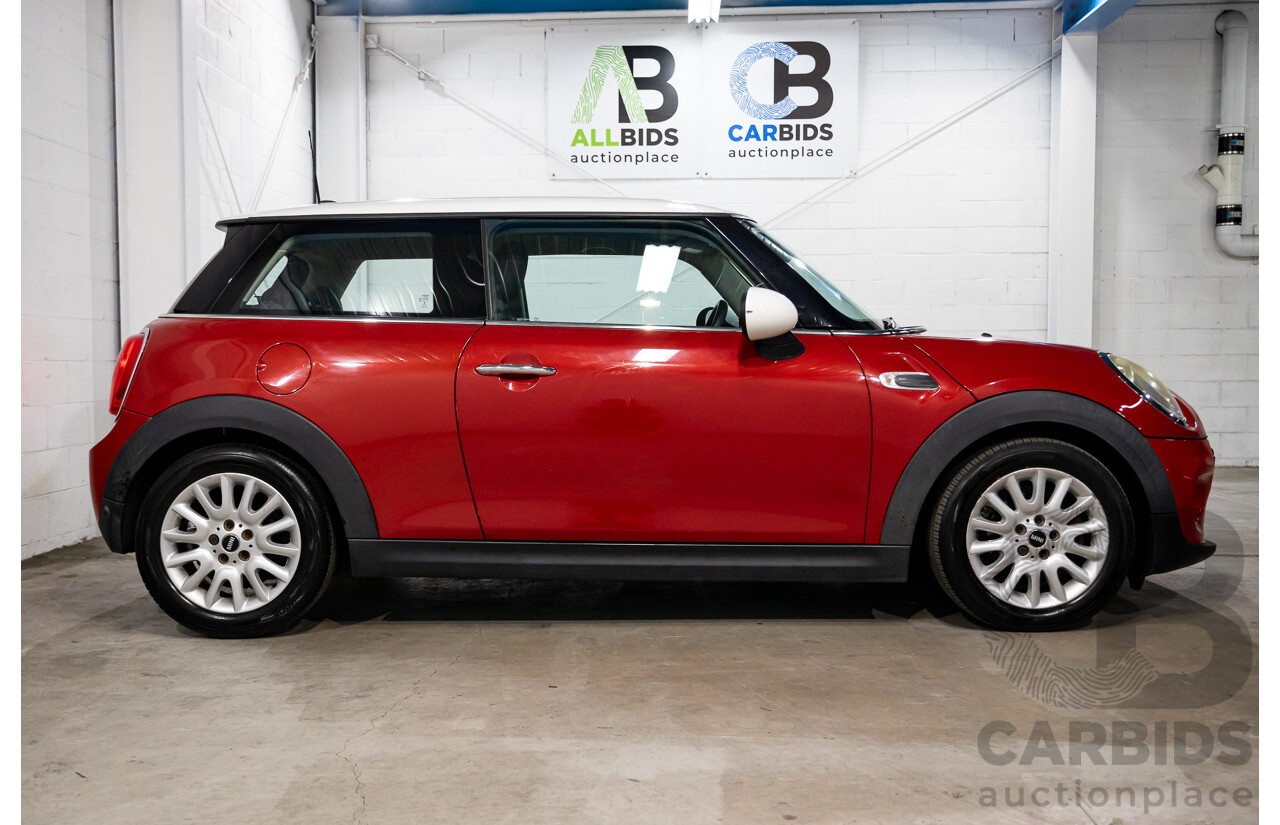 06/2016 Mini Cooper 3d Hatch (FWD) F56 3d Hatchback Blazing Red Metallic/White Roof Turbo 1.5L
