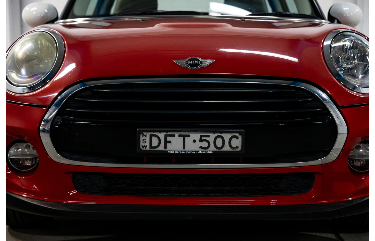 06/2016 Mini Cooper 3d Hatch (FWD) F56 3d Hatchback Blazing Red Metallic/White Roof Turbo 1.5L