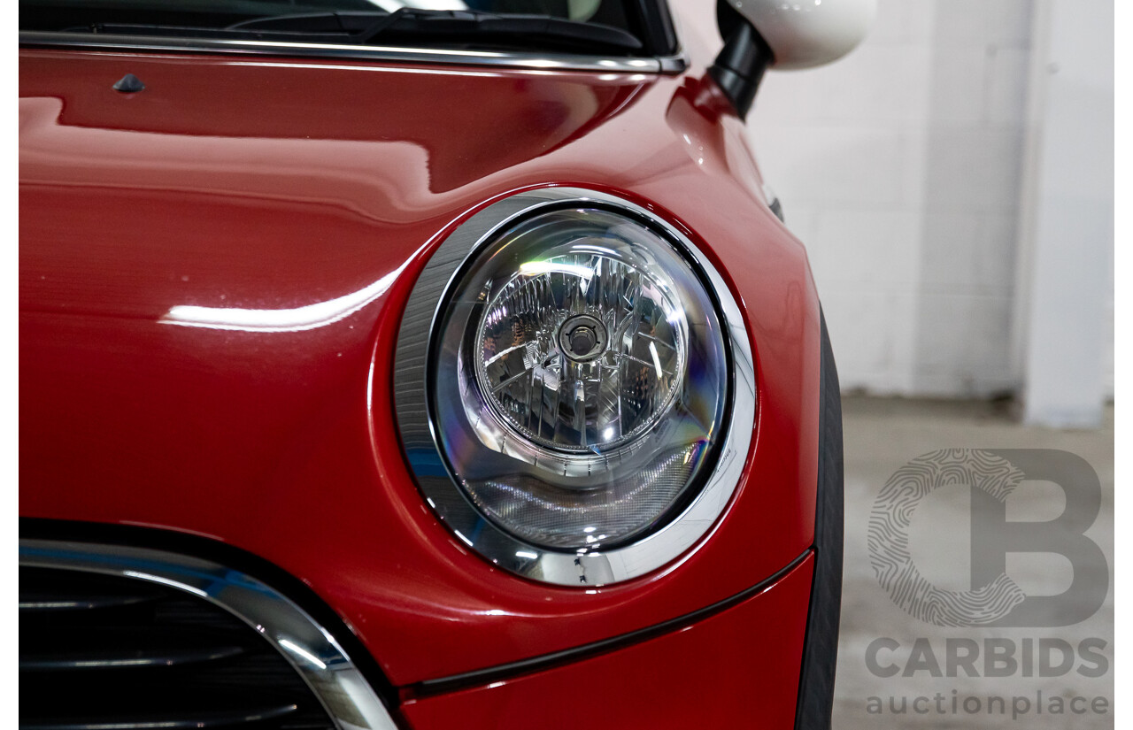 06/2016 Mini Cooper 3d Hatch (FWD) F56 3d Hatchback Blazing Red Metallic/White Roof Turbo 1.5L