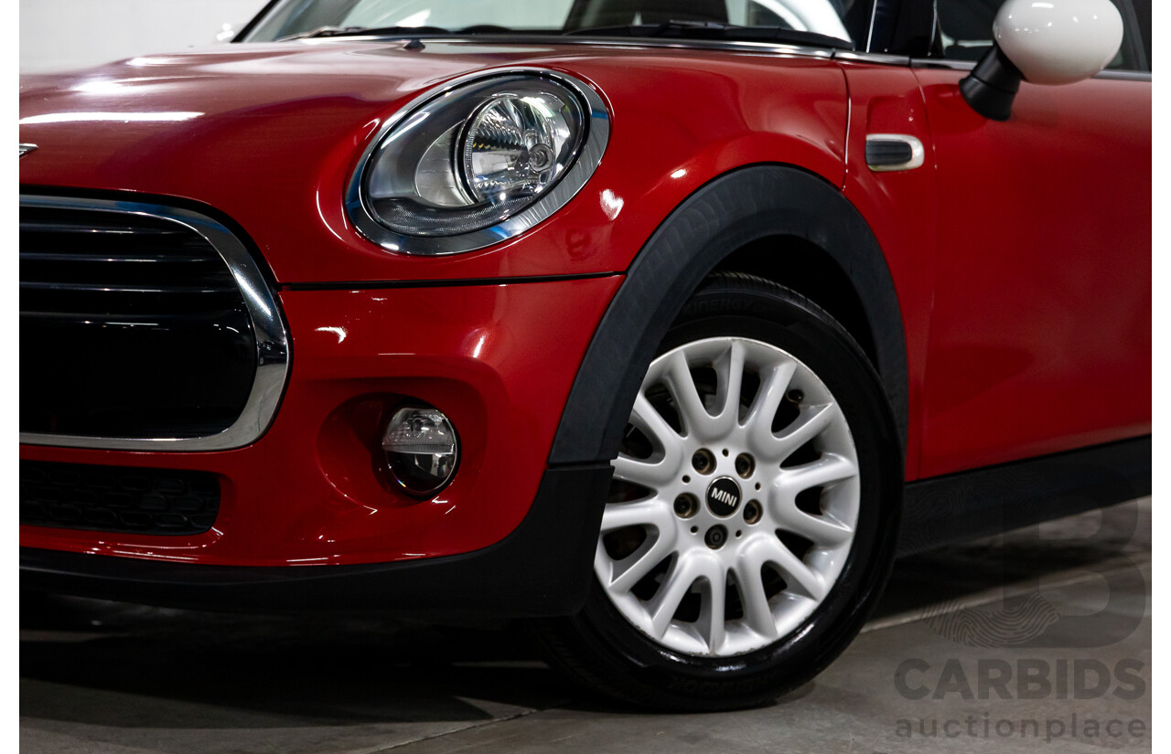 06/2016 Mini Cooper 3d Hatch (FWD) F56 3d Hatchback Blazing Red Metallic/White Roof Turbo 1.5L