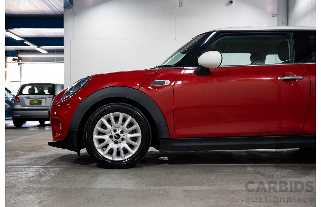 06/2016 Mini Cooper 3d Hatch (FWD) F56 3d Hatchback Blazing Red Metallic/White Roof Turbo 1.5L