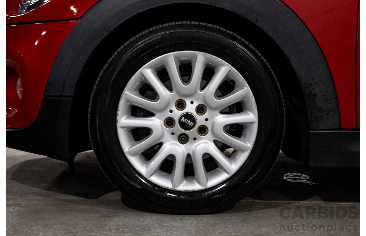 06/2016 Mini Cooper 3d Hatch (FWD) F56 3d Hatchback Blazing Red Metallic/White Roof Turbo 1.5L