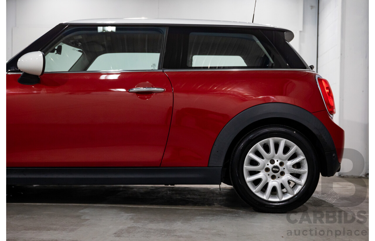 06/2016 Mini Cooper 3d Hatch (FWD) F56 3d Hatchback Blazing Red Metallic/White Roof Turbo 1.5L