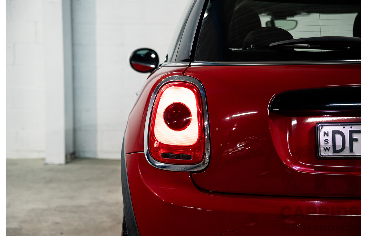 06/2016 Mini Cooper 3d Hatch (FWD) F56 3d Hatchback Blazing Red Metallic/White Roof Turbo 1.5L