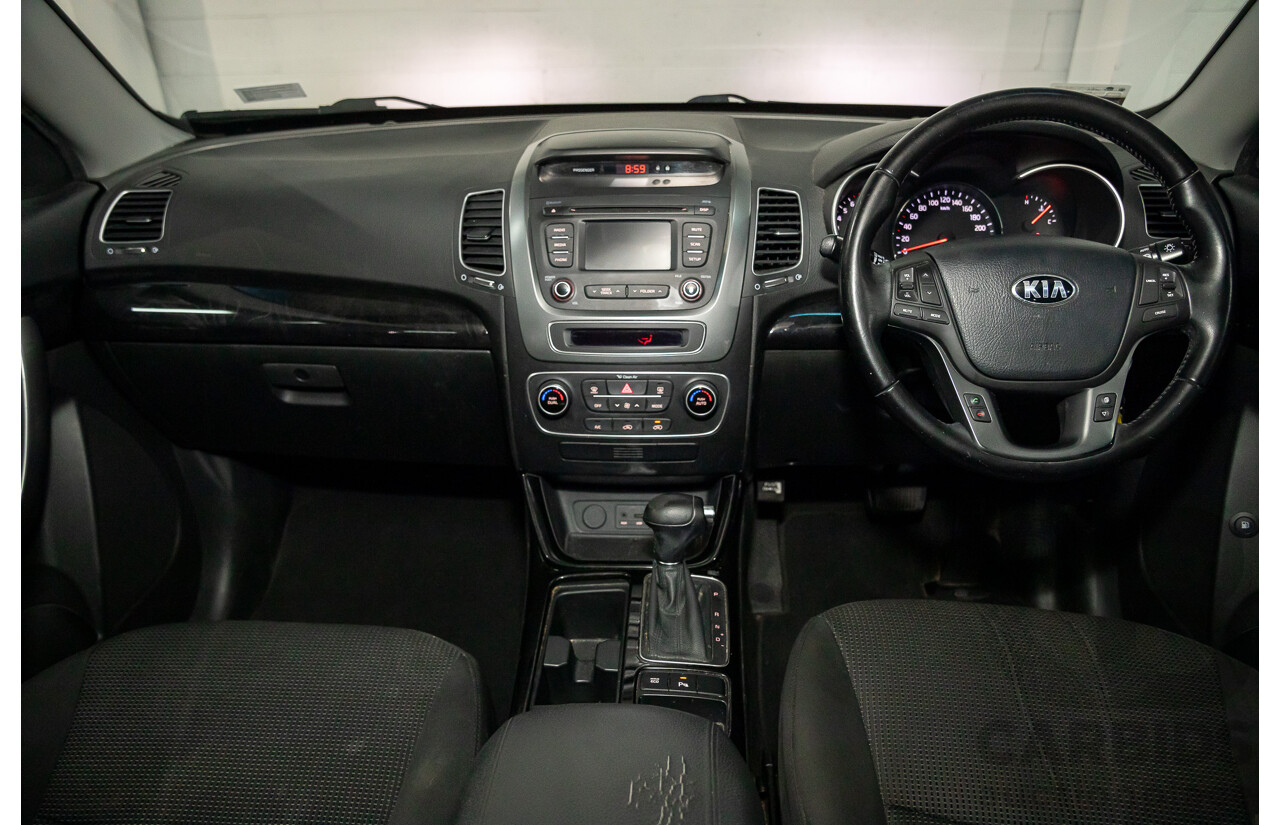 11/2014 Kia Sorento Si (4x2) XM MY14 4d Wagon Clear White V6 3.5L