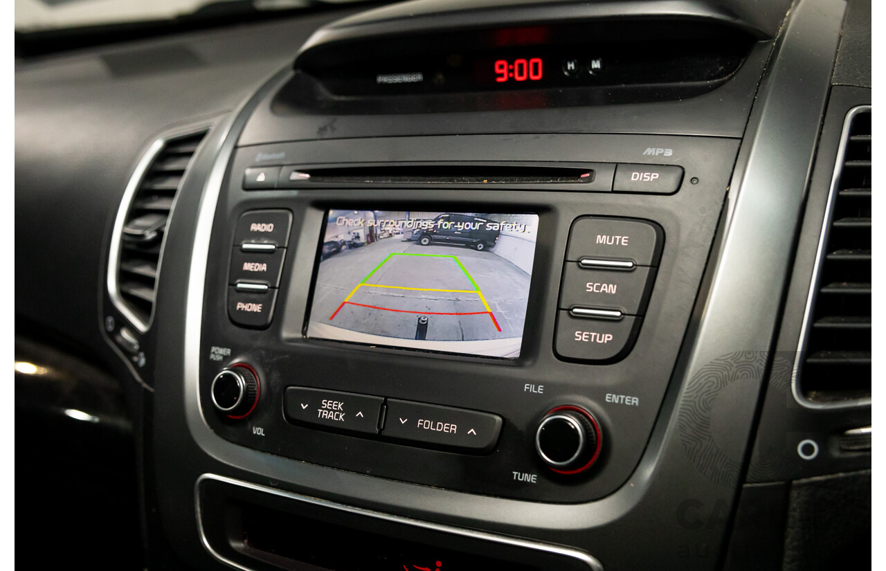 11/2014 Kia Sorento Si (4x2) XM MY14 4d Wagon Clear White V6 3.5L